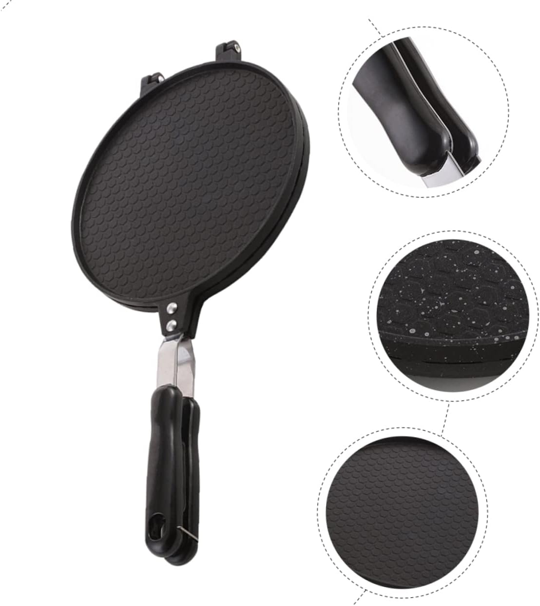 Pancake Cone Maker Versatile Stovetop Cone Baking Tool for Homemade Desserts Easy Grip Handle Wear-resistant Design for Waffles and Omelets
