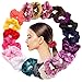 Produktbild Haargummi Samt 20 Stück, Bunte Scrunchies Samt Elastische Haarbänder für Mädchen Damen Haarschmuck, Samt Scrunchie Gummibänder Ideal für Pferdeschwanzhalter