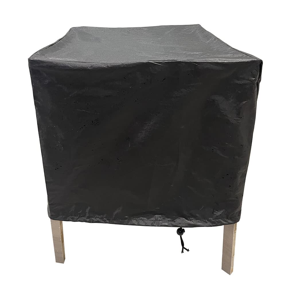 Copertura per mobili in rattan, impermeabile, antipolvere, antivento, per mobili da esterni, panno Oxford 210D con coulisse, portalo con te (nero, dimensioni: 200 x 160 x 70 cm)