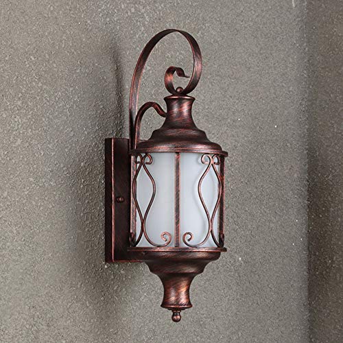 Lampe murale étanche E27抗腐蚀复古金属壁灯解决户外照明生锈进水痛点 - 5