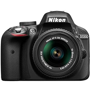 Nikon D3300 Digital SLR Camera (24.2 MP, 3 inch LCD) – Black (Renewed)