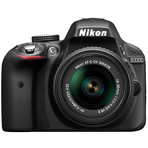 Nikon D3300 Digital SLR Camera (24.2 MP, 3 inch LCD) – Black (Renewed)