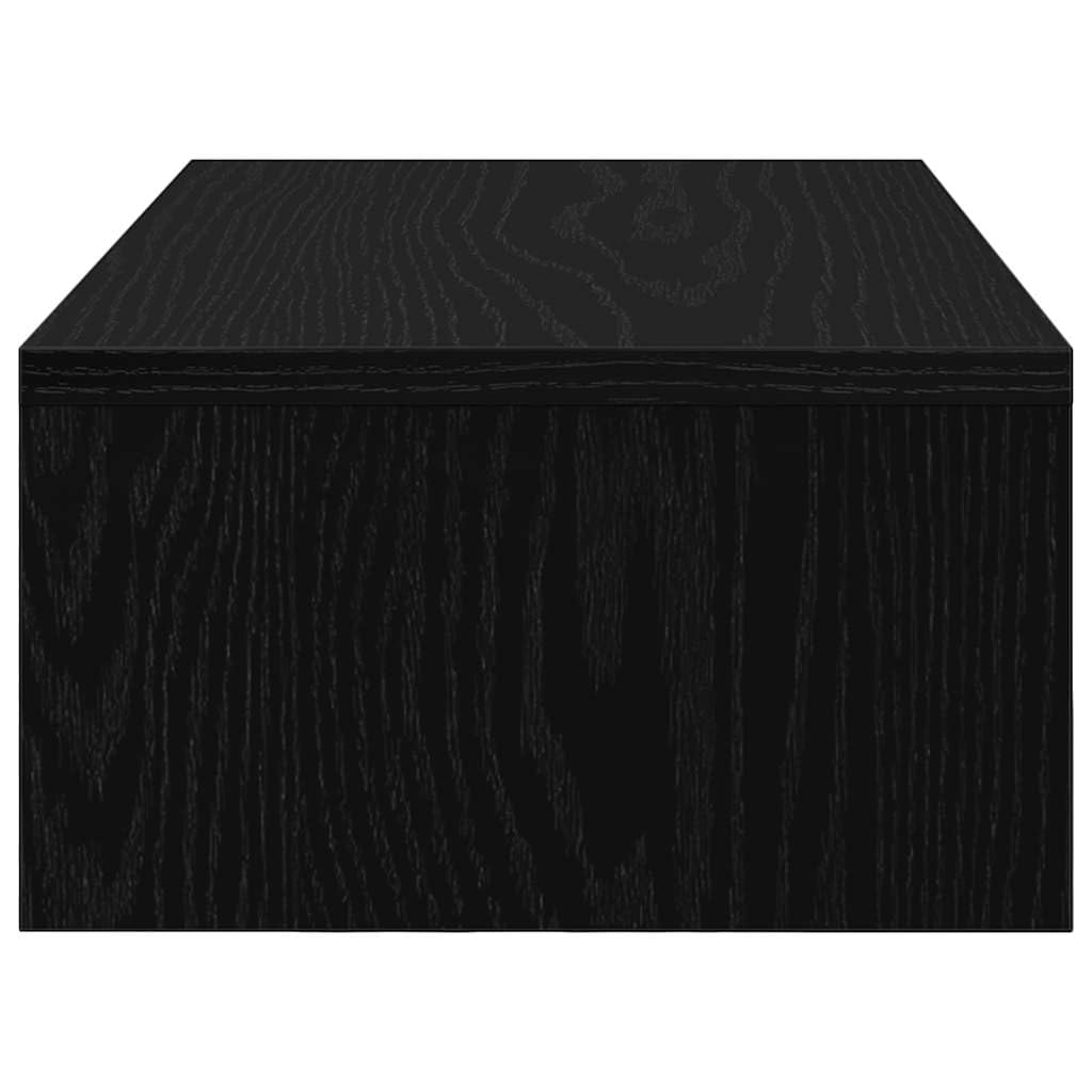 Gecheer Supporto per Monitor Doppio con Cassetti, Regolabile in Altezza, 50x27x15 cm, in Truciolato di Legno Tecnico, per Ufficio Domestico e Professionale