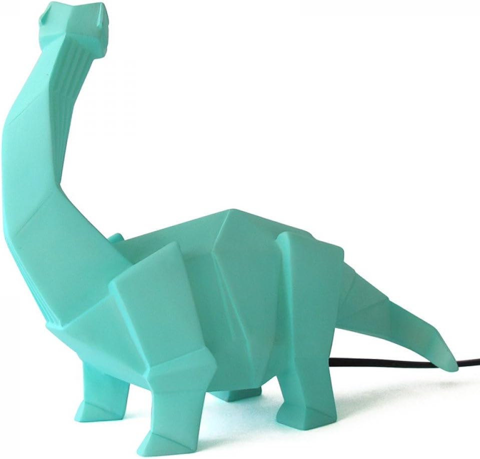 Disaster Designs Dinosaur Lamp Green Origami Diplodocus Night Light