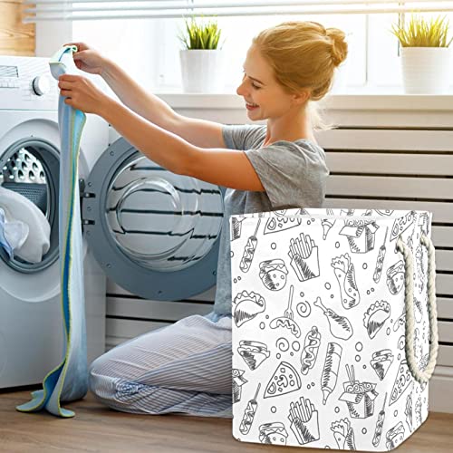 Panier à linge personnalisé haut de gamme avec motifs faits main