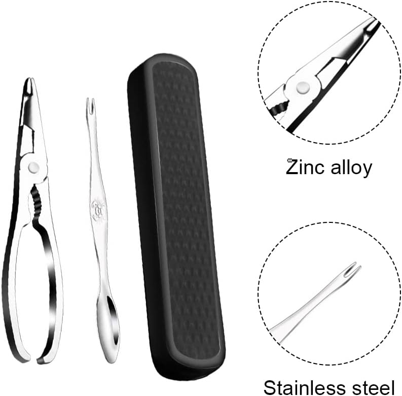 Crab Crackers Crab Legs Clip Crab Pliers Stainless Steel Seafood Tool Durable Crab Picker Kit