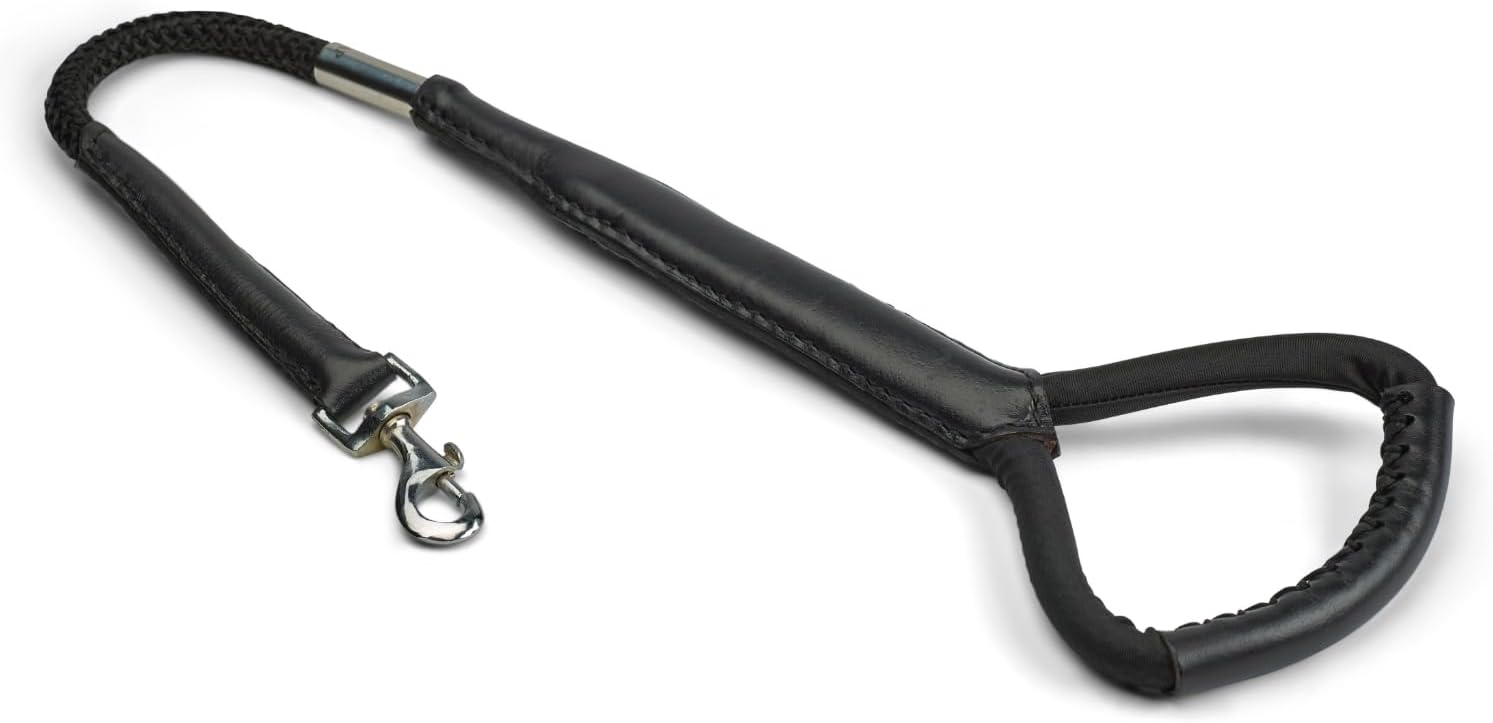 Yap 12 Inch Short Dog Leash; Compression Grip & Anti-Rope Burn Design, Training Leash for Dogs That Pull with Drop-Proof Strap, Puppy Rope for Larger Dogs; Fits Yap Harness (MW, L,or XL)