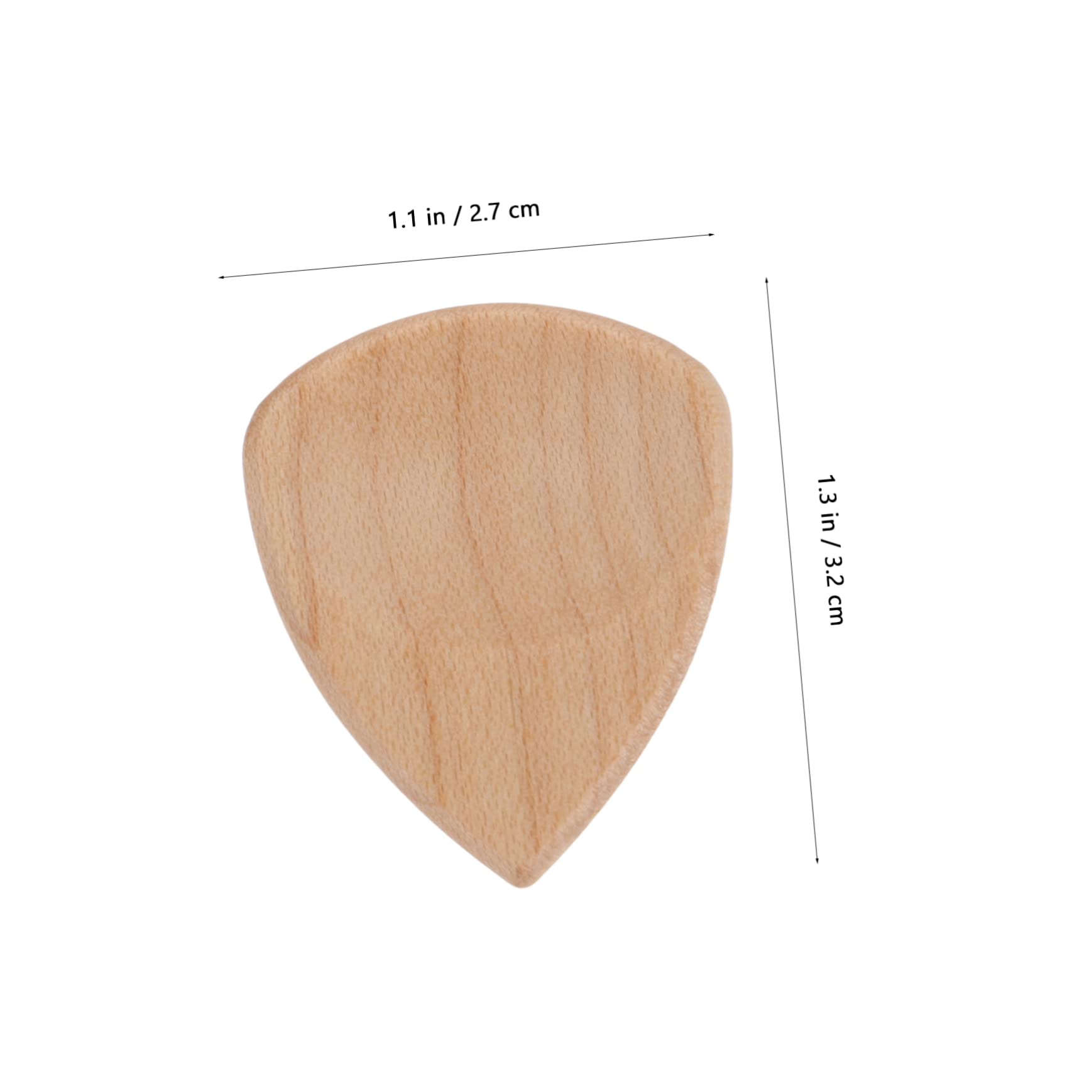 HEMOTON 3 Set Di Plettri Per Basso Leggeri E Compatti Set Di Plettri Per Chitarre Acustiche Plettri in Legno Accessori Per Plettri Per Chitarra 4 Pezzi*3