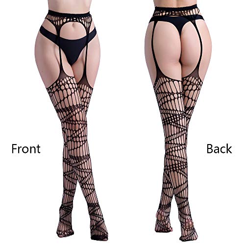 Diealles-Shine-4-Pares-Mujer-Medias-Lenceria-Liguero-Muslo-Panti-Medias-Medias-Lenceria-Liguero-Muslo-Panti-Medias-Medias-Lenceria-Medias-de-Liga-para-Mujer