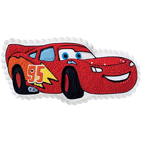 Wilton Disney/Pixar Cars Lightning Mcqueen Aluminum Cake Pan, Silver #TOP2