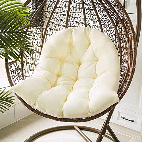 Cojín silla colgante huevo modelo C de nido grueso para columpio balancín de jardín 7