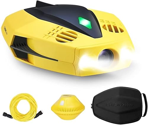 Chasing Dory Underwater Drone - Palm-Sized 1080P Full Hd Underwater Drone With Camera For Real Time Viewing, App Remote Control And Portable With Carrying Case, Wifi Buoy And 49 Ft Tether, Rov #TOP6