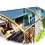 Door Canopy Outdoor Waterproof Roofing Canopies Light-Transmitting Sunscreen for Window, Porch, Back Door Champagne Aluminium Alloy Bracket + Brown Polycarbonate Plate