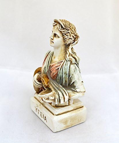 Estia Creations Hygieia Hygiene Ancient Greek Goddess of Health Sculpture Statue Bust