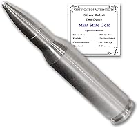 Vista 2 de Silver Bullet - Calibre .308 (2 onzas) - Plata pura .999 de Mint State Gold