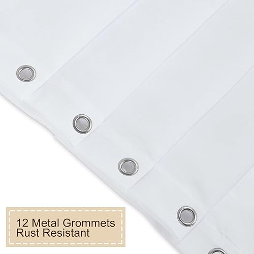 Miniatura 5 de RosieLily Divertida cortina de ducha, juego de cortinas de ducha con 12 ganchos, cortina de ducha de dinosaurio, decoración de baño para niños, 72 x