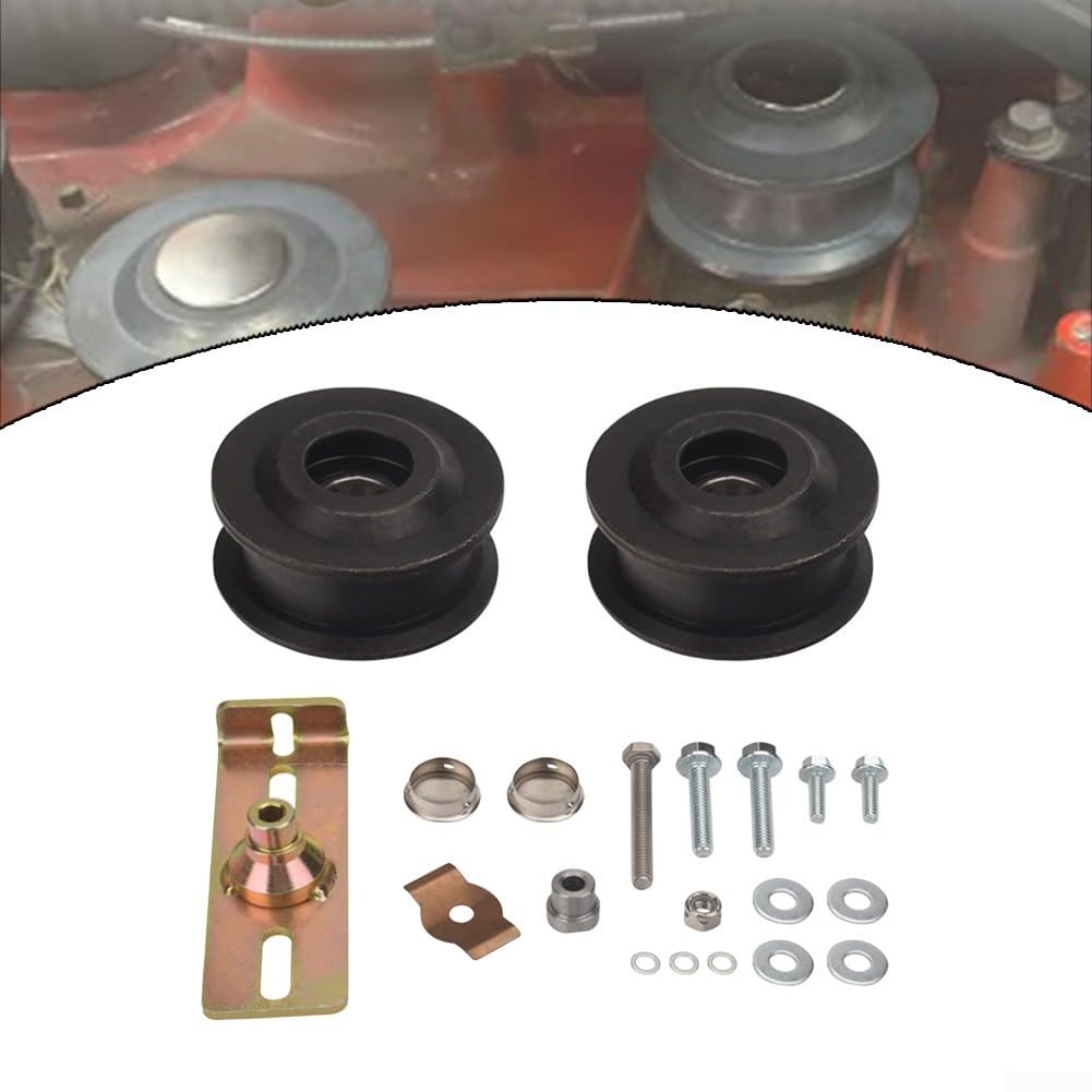 Kit de poleas y tensores para cortacésped Toro reemplaza 126-7890 126-5880 126-0316 131-4506 131-4509 120-5236 juego de piezas de cubierta de metal