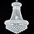 Homeooze 12 - Light Unique Empire Crystal Chandelier for Foyer Entrance Living Room Dining Room Bedroom Entryway Chrome Finish