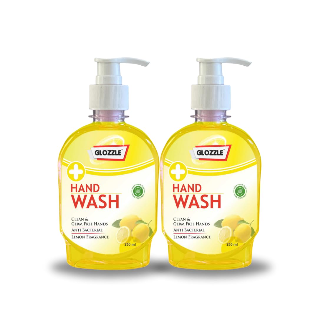 Glozzle Hand Wash (Pack of 2) Lemon Scent | Antibacterial & Hydrating Formula Hand Wash - 250 Ml (B0DCVPTJVV) Amazon Price History, Amazon Price Tracker