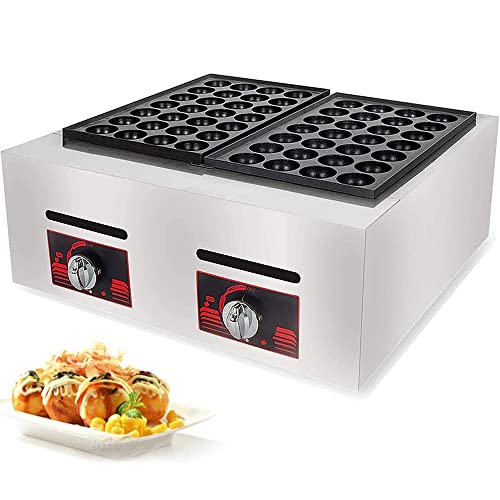 Máquina para Takoyaki con 56 huecos acero inoxidable miniatura 1