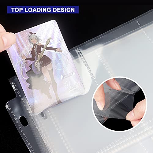 Hutou HU03-01 36 Pack 9 Pocket Page Protector, Holds 324 Cards, Trading Card Sleeves Page Clear Sheet Protector Pages thumb #4