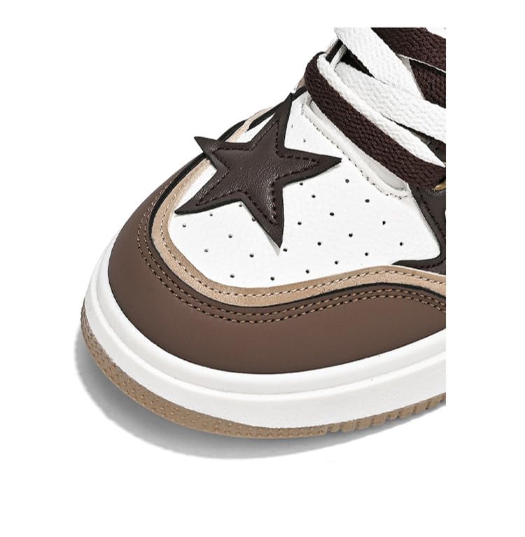 Cute Stars Shoes Chunky Platform Thick Soles Comfy Non Slip Lightweight Softy Casual Orthopedic Sneakers Kawaii Y2K Pretty Pastel Retro Gifts for Women & Girls Back to School2