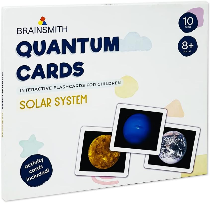 Brainsmith Artboard Solar System - Science Learning Flash Card Set, Multicolour, 8 months to 8 years, SET OF 10