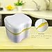 Gus Craft Handy Denture Box Storage for Dental Care, Easy to Open, Store and Retrieve. (Golden Lily)
