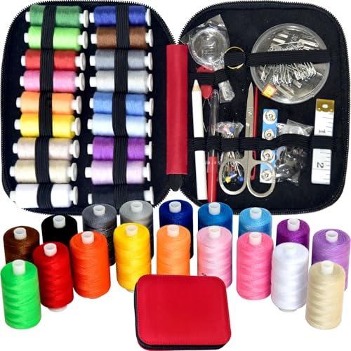 Sewing Kit with Case Portable Sewing Supplies...