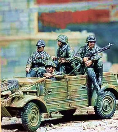 Figurine en résine de soldat pilote allemand 1/35 kit historique de haute précision