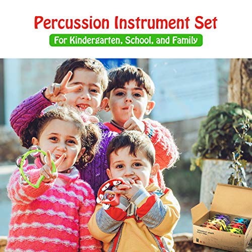 Musicube Tambourine For Adults Kids 12 Pcs Plastic Percussion Tambourine With 4 Bells Hand Bell Musical Toys For Toddler Musical Rhythm Instrument For Kindergarten, Family And School Party Supplies #TOP4