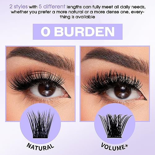 WENDY LASHES Kit de Extensão de Cílios Diy Kit de Cluster de Cílios Removedor de Extensões de Cílios
