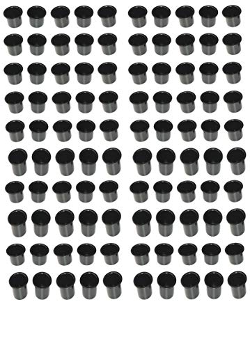 Image of Plastic 2 7 /8 Black Drop in Cup Holder Plastic Multipack Wholesale Bulk Listing Poker (100)
