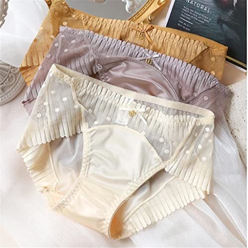 Culottes glacées grande taille sans couture anti-démarcation avec dentelle élégante
