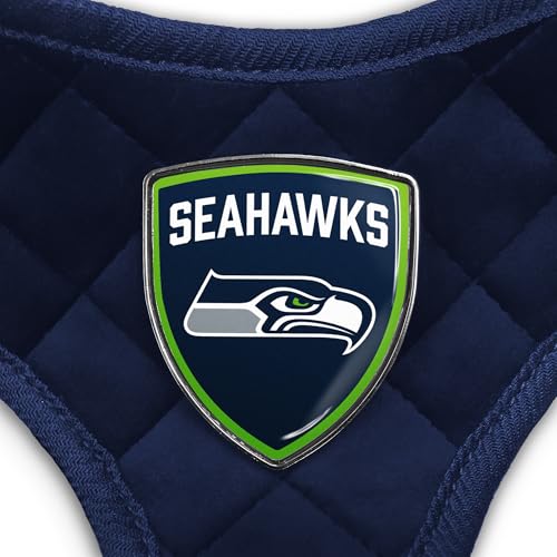 Littlearth NFL Seattle Seahawks Velvet Pet Harness, X-Large by Littlearth - Image 3