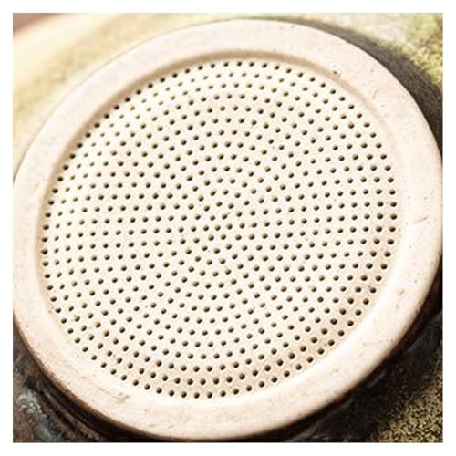 Ceramiczny sitko do herbaty z podstawką, wszechstronny zaparzacz do herbaty i akcesorium do herbaty, jajko do herbaty z sitkiem do różnych odmian herbaty, filtr do herbaty Kongfu do herbaty sypkiej
