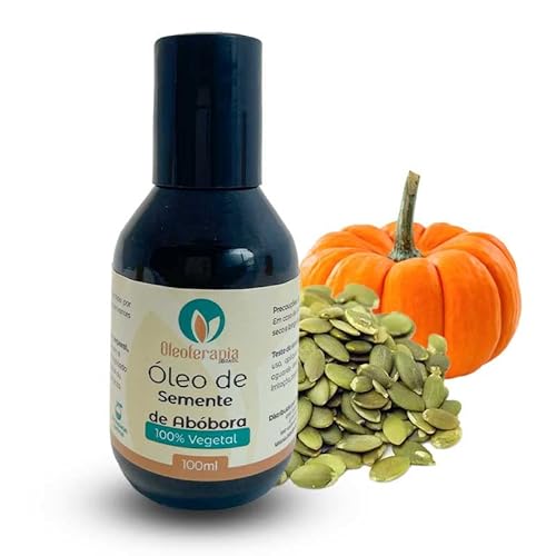 Óleo vegetal de Semente de Abóbora 100% natural prensado a frio/uso cosmético e terapêutico (100ml)