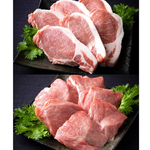 米の恵み豚/ロース,ヒレ贅沢とんかつ食べ尽し1.2kg 国産 大分県産 豚肉 ポーク 豚カツ トンカツ ロース ヒレ フィレ グルメ 冷凍_1177R