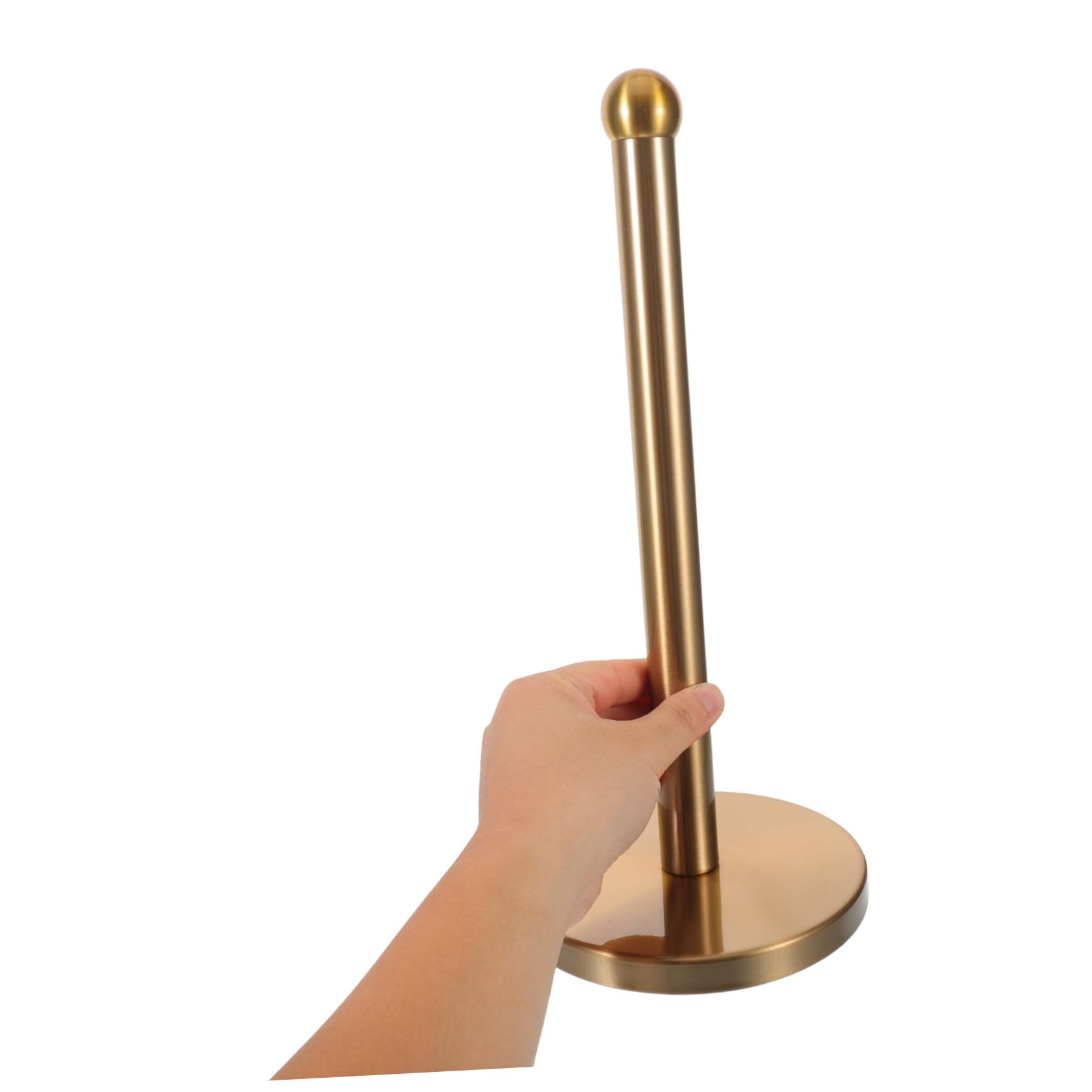 Portarotolo da Cucina Verticale in Acciaio Inox Oro