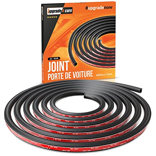 upgrade4cars Joint Porte de Voiture 4 Mètres | Joint d'étanchéité en Caoutchouc Universel pour Les Portes, Toit ouvrant, Coffre, Capot, etc.