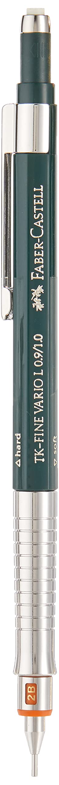 Faber-Castell Tk-Fine VARIO L - Portaminas (B), color verde, 1 mm