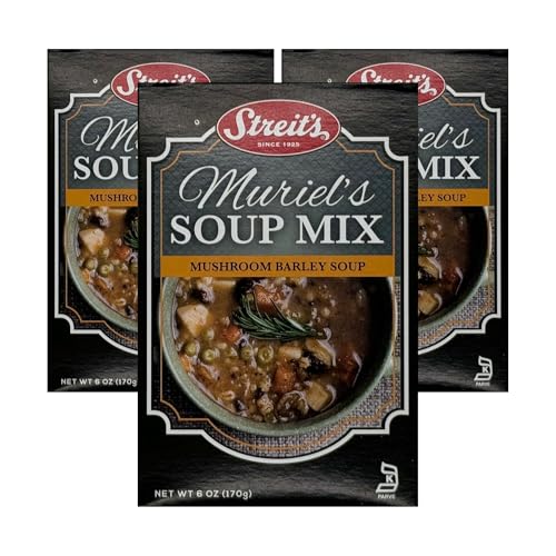 Streit's Mushroom Barley Soup - Muriel's Soup Mix, Hearty Mushroom
