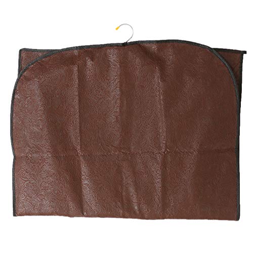 Image of Kuber Industries Emboss Non-Woven Blazer Cover, Brown (CTKTC1858)