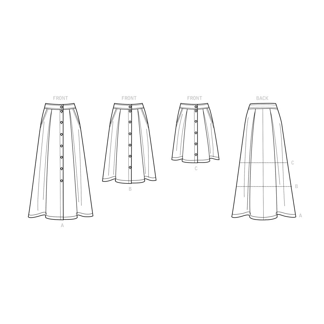 SIMPLICITY SS9267U5 Misses Skirt/Pants U5 (16-18-20-22-24), Paper, White
