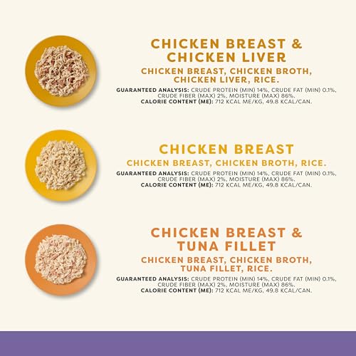 Image of Applaws 6-Flavor Variety in Broth Wet Cat Food 36-Pack 2.47 oz Cans | 100% Natural, High Quality Protein, Limited Ingredient, Grain Free, No Fillers, No Artificial Additives