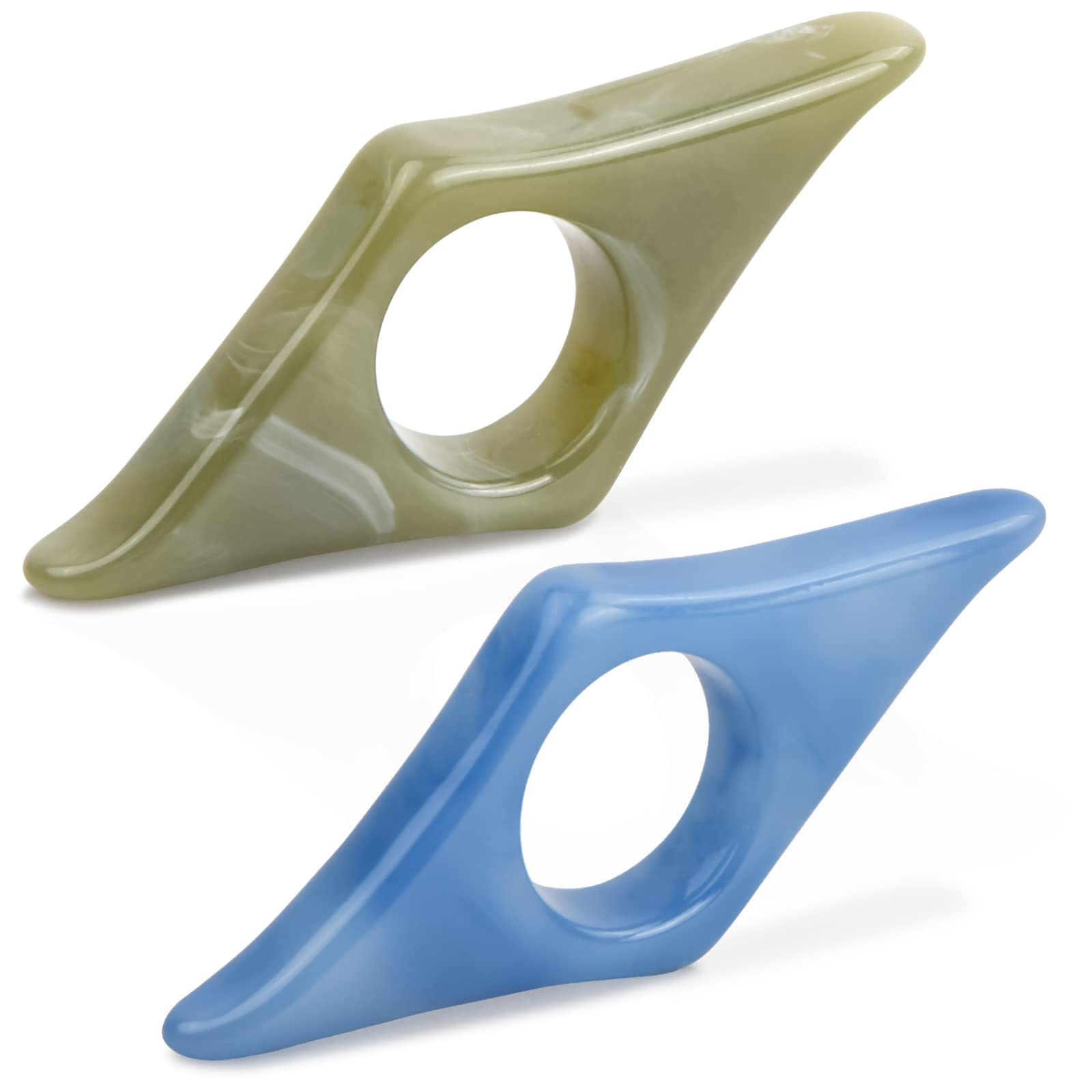 Focenat Lot de 2 Porte de page de pouce en form de fleurs séchées, paillettes, marbre, Signet en résine, Marque-page Accessoires Lecture Livre Cadeaux pour enseignant Étudiants amoureux des livres (A)