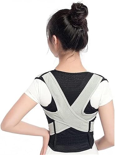 Houding Corrector Houding Correctie, Lage Rugpijn Rug Lendensteun Rug Therapie Korset Wervelkolom Ondersteuning Riem voor Mannen Vrouwen Gemakkelijk te Gebruiken Rughouding, A-Large, A-Large