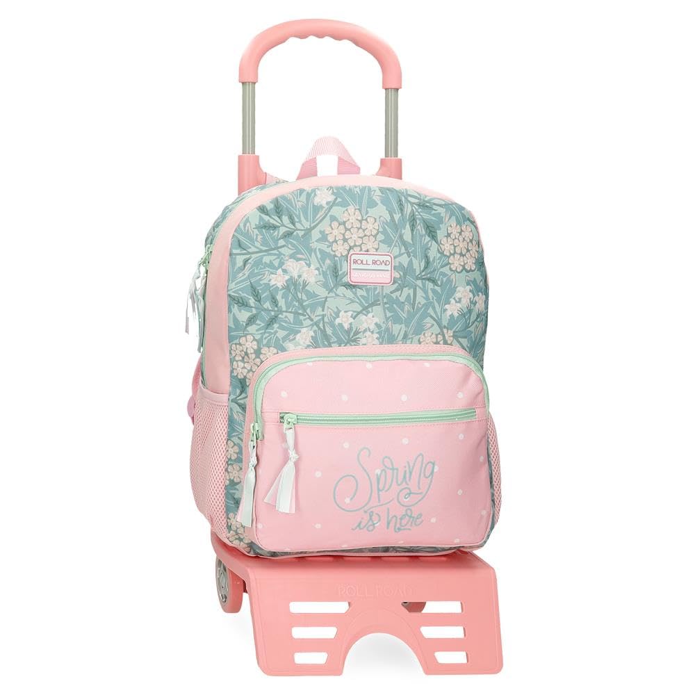 ROLL ROAD Spring is here maleta de cabina, maleta infantil,Fabricada en ABS, un material resistente y ligero