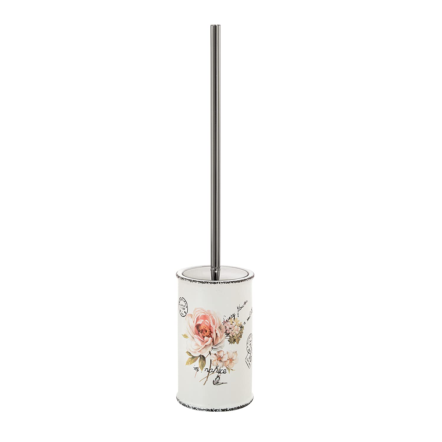 Gedy Clothilde Toilet Brush Toilet, Ceramic, White, Single