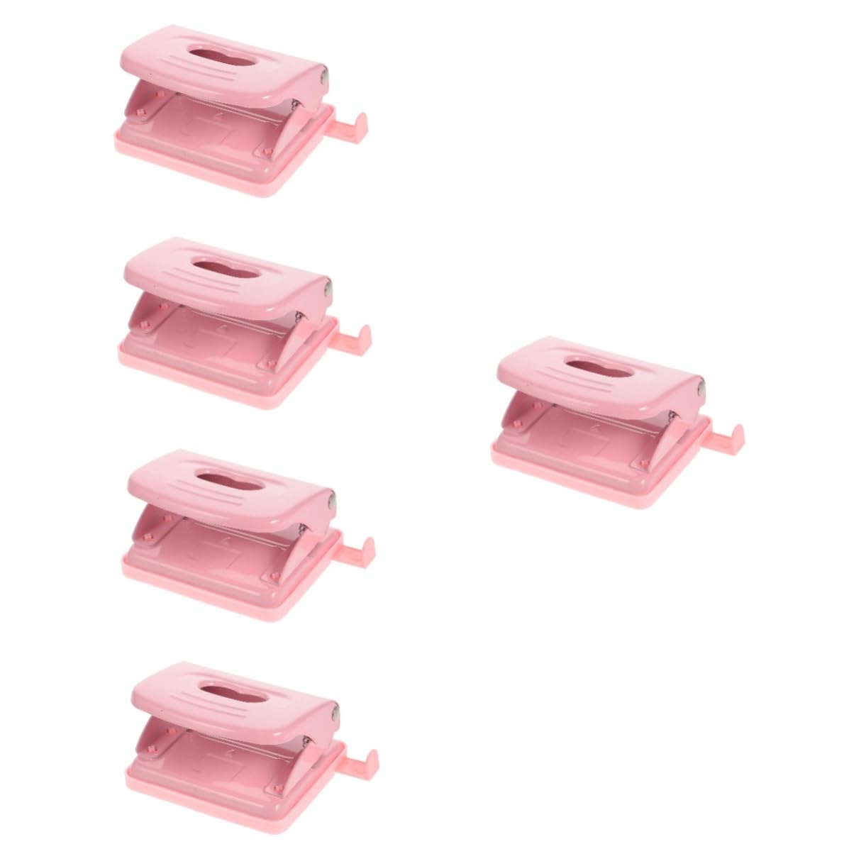 DOITOOL 5 Pièces Perforatrice Coup De Poing Papier Trou Punch Perforateur Artisanat Poinçon De Planificateur Outil De Poinçonnage Manuel Outils De Scrapbooking Métal